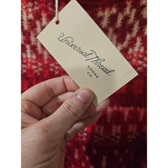 Universal‎ Thread Pink Fair Isle Turtleneck Sweater Women’s Small NWT Fall 2023 - Picture 5 of 7